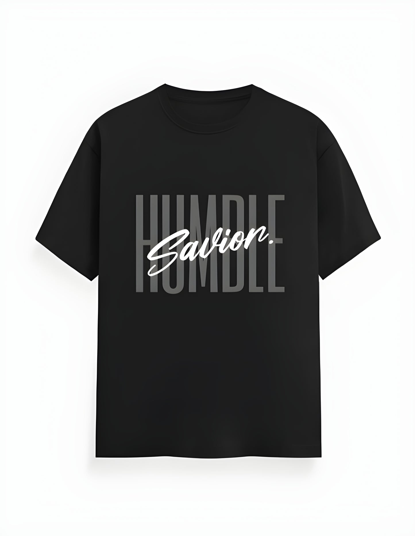 Humble Savion™ Premium Black Graphic T-Shirt