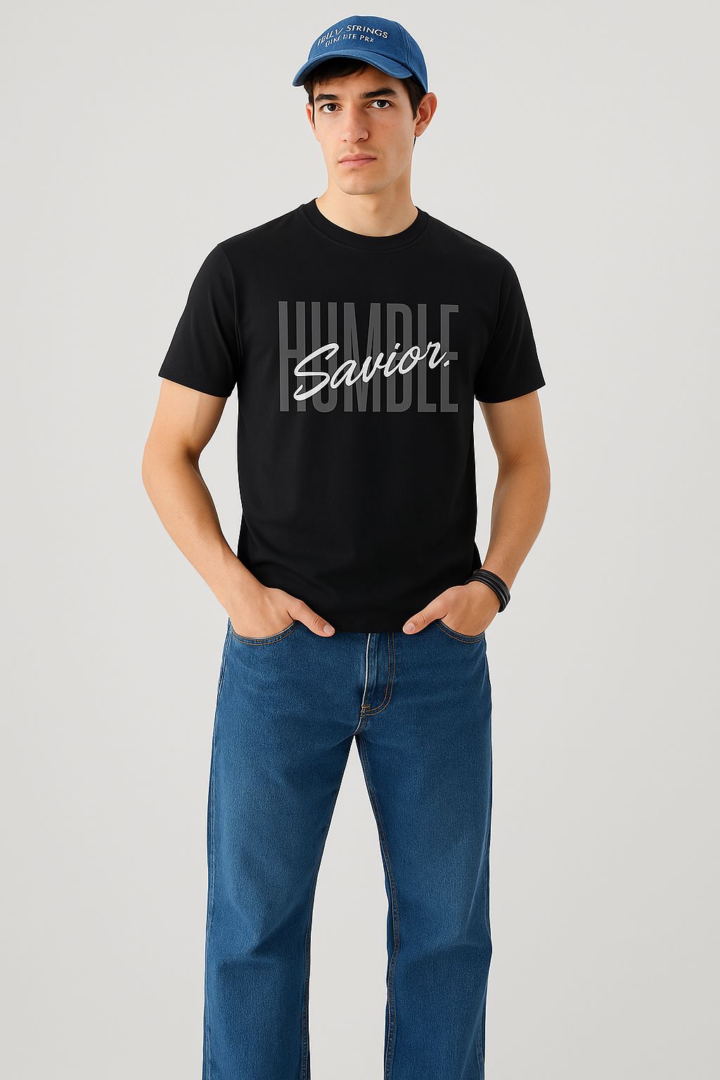 Humble Savion™ Premium Black Graphic T-Shirt