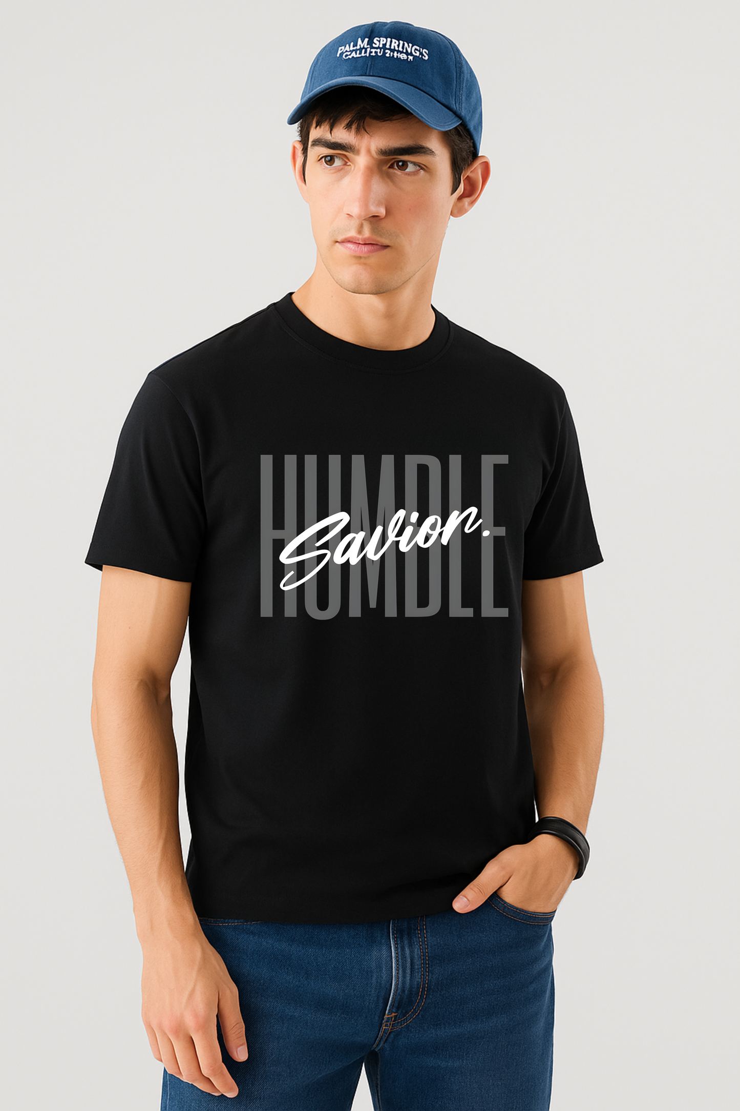 Humble Savion™ Premium Black Graphic T-Shirt