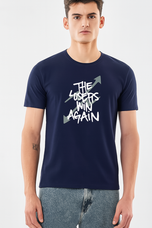 Navy Blue Graphic T-Shirt