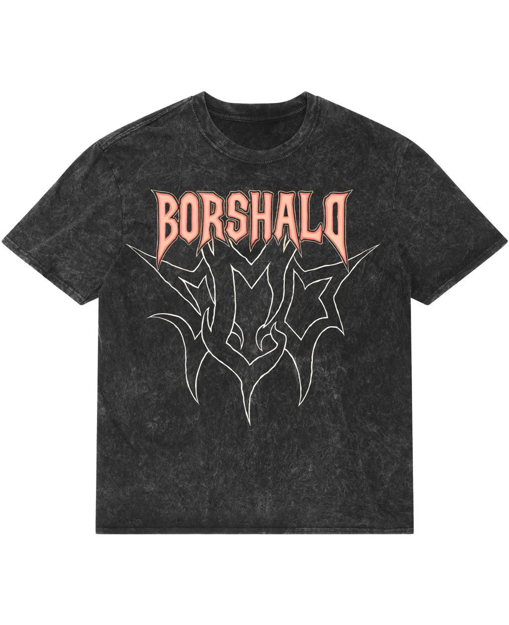 Acidwash Oversized T-shirt Front Design