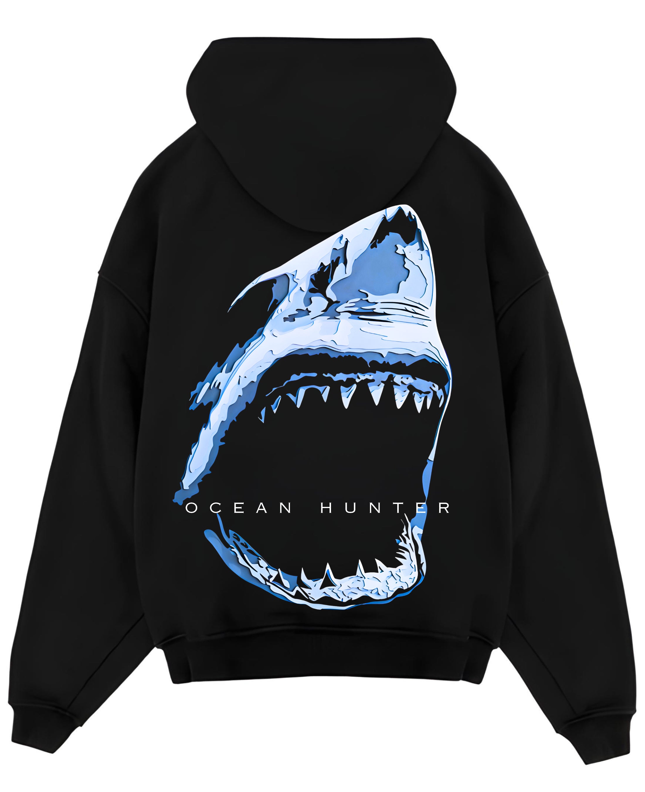 Black Oversized Hoodie Back Design