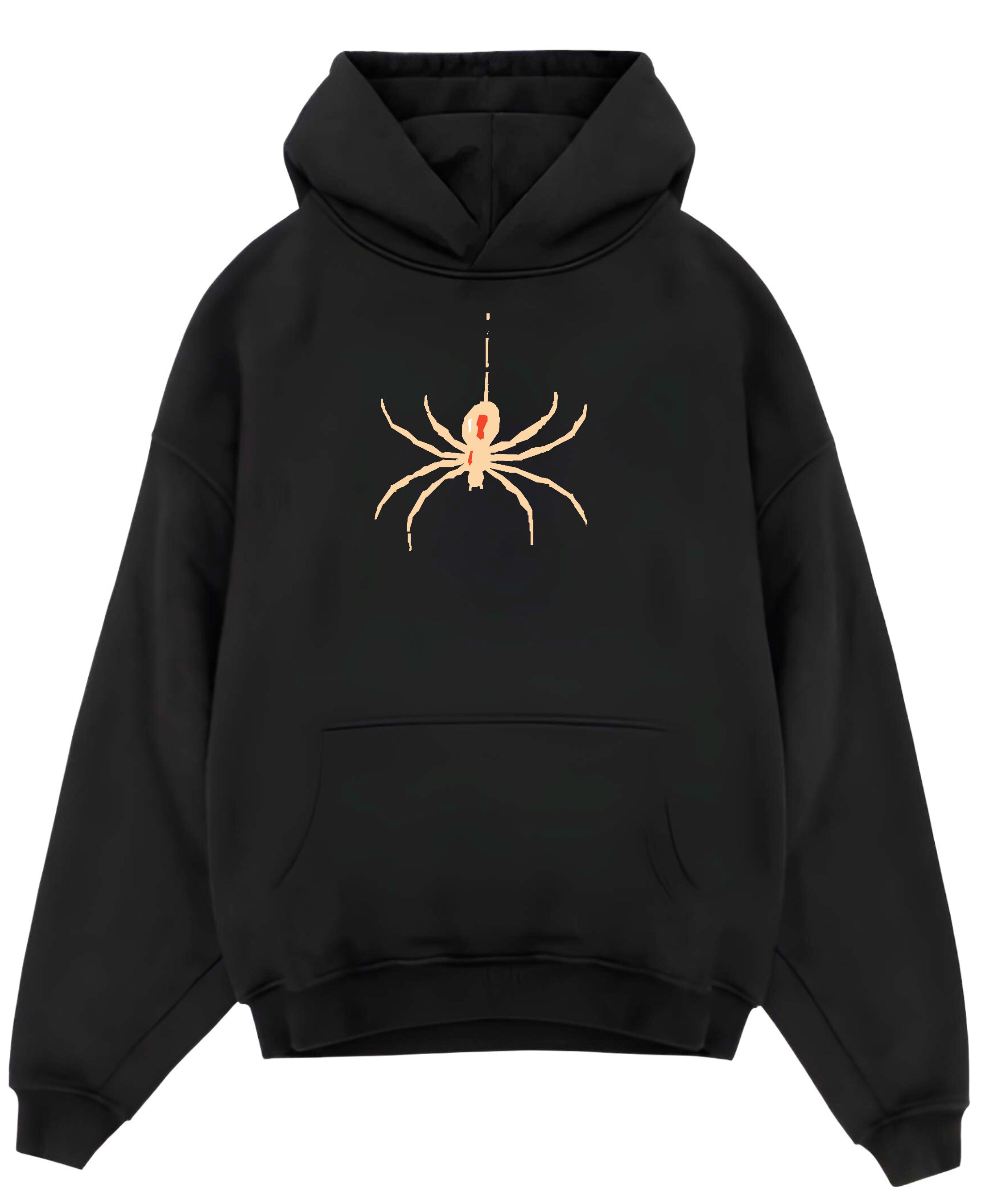 Black Oversized Hoodie Front Design