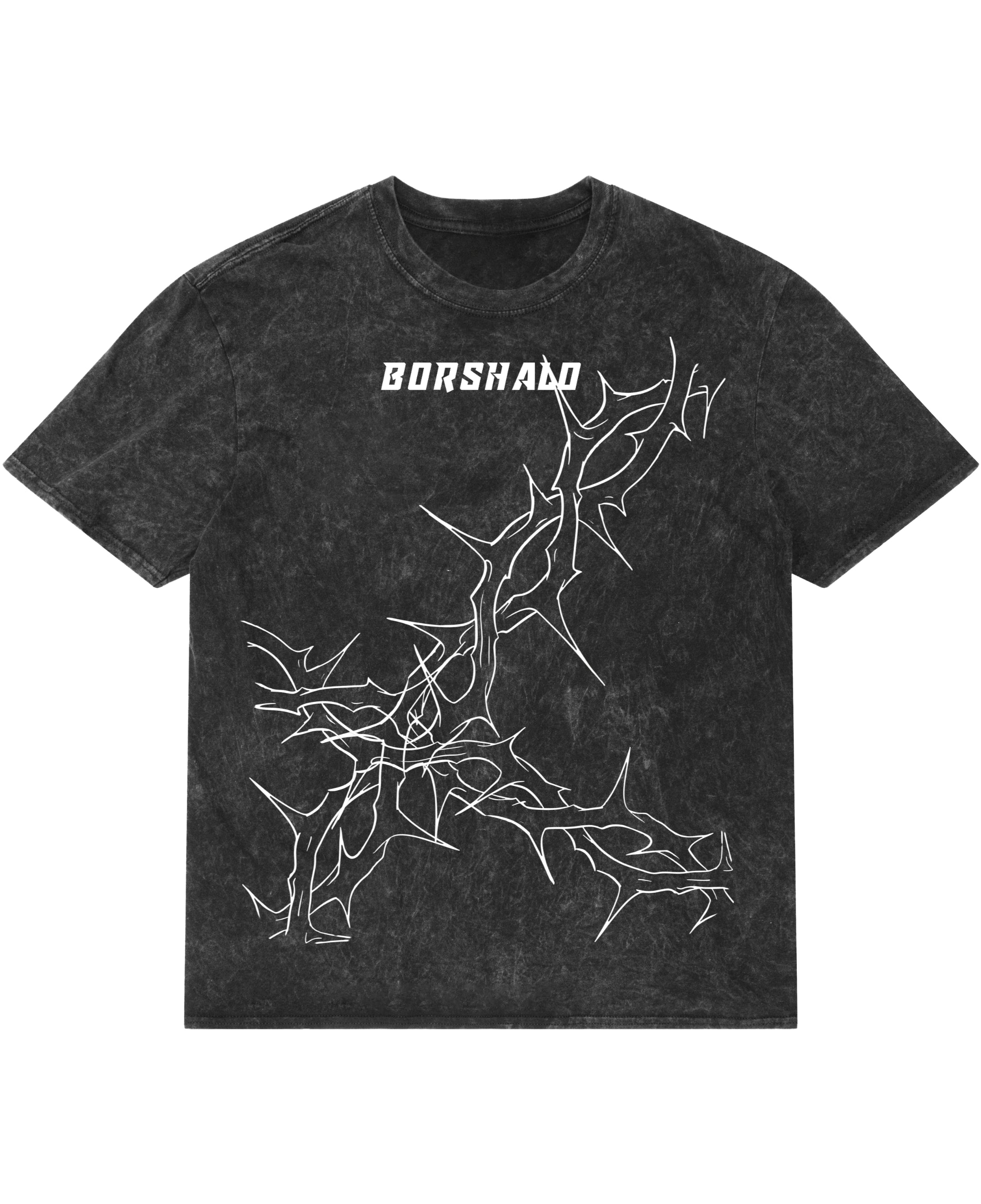 Acidwash Oversized T-shirt Front Design